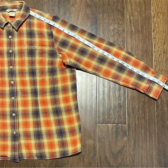Vintage Duluth Trading Co Plaid Button Up Flannel Shirt - Picture 6 of 7